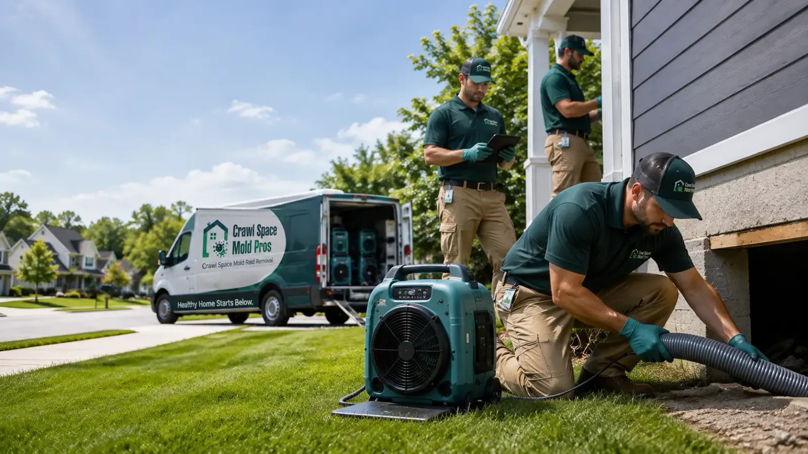 Crawl Space Mold Removal in Galesburg, KS